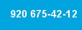 920 675-42-12